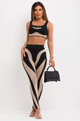 leggings and crop top co ord sorelleuk