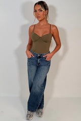 womens mid waist balloon jeans barrel leg styledup uk