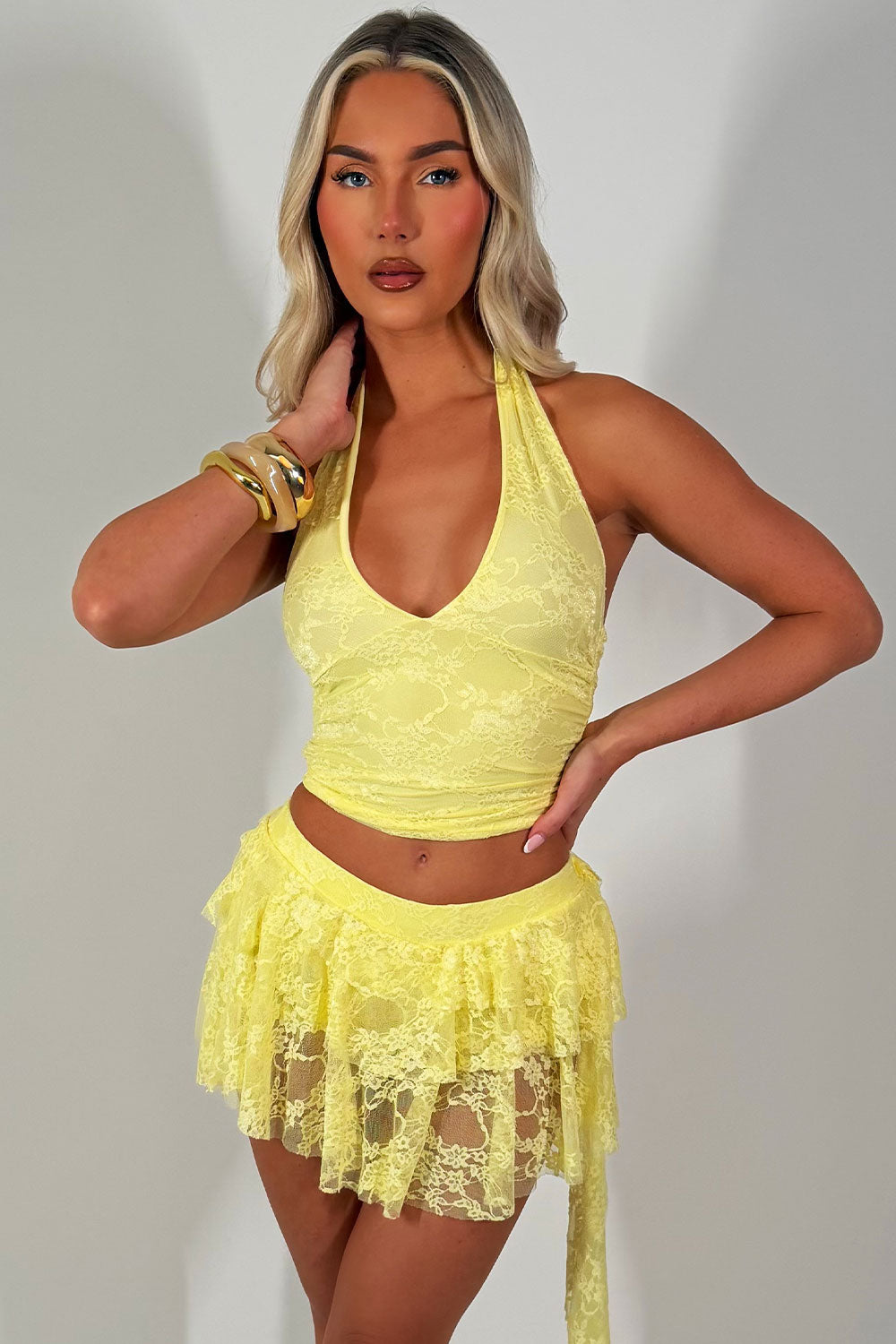 festival skort and crop top co ord set styledup fashion