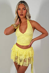 festival skort and crop top co ord set styledup fashion