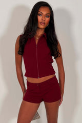 womens shorts and top two piece summer holiday festival outfit styledup whitefox uk