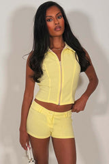 womens shorts and top two piece summer holiday festival outfit styledup whitefox uk