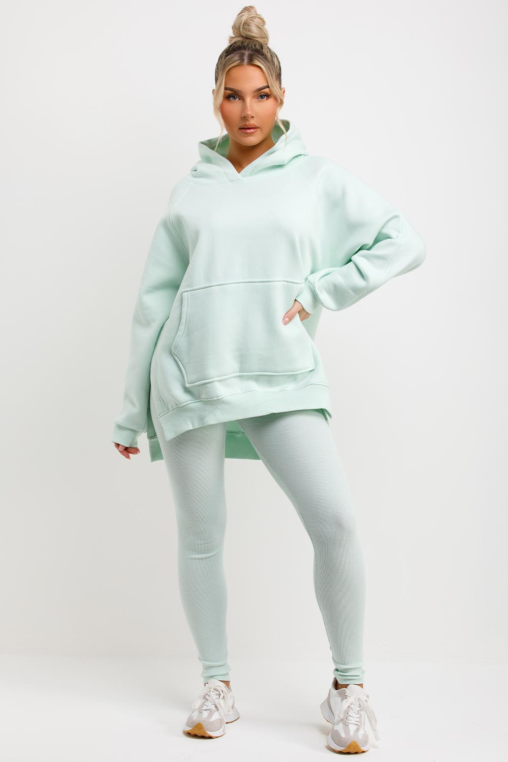 womens oversized hoodie and leggings co ord set