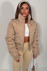 cropped puffer padded winter jacket alo yoga sale uk