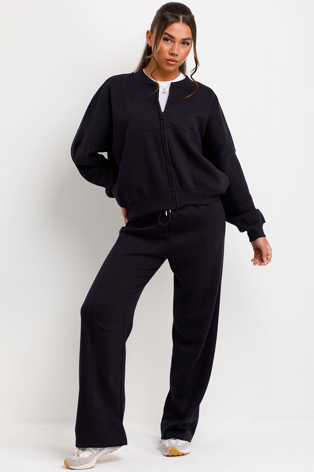 dark navy loungewear set womens styledup