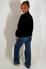 womens zara soft bomber jacket with pockets styledup