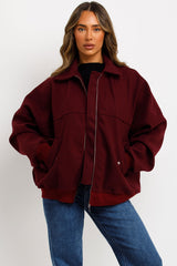 womens zara soft bomber jacket styledup