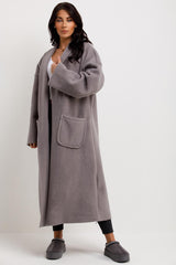 womens longline oversized coat sale
