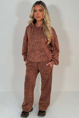 womens zip up sweatshirt and joggers lounge set tracksuit styledup