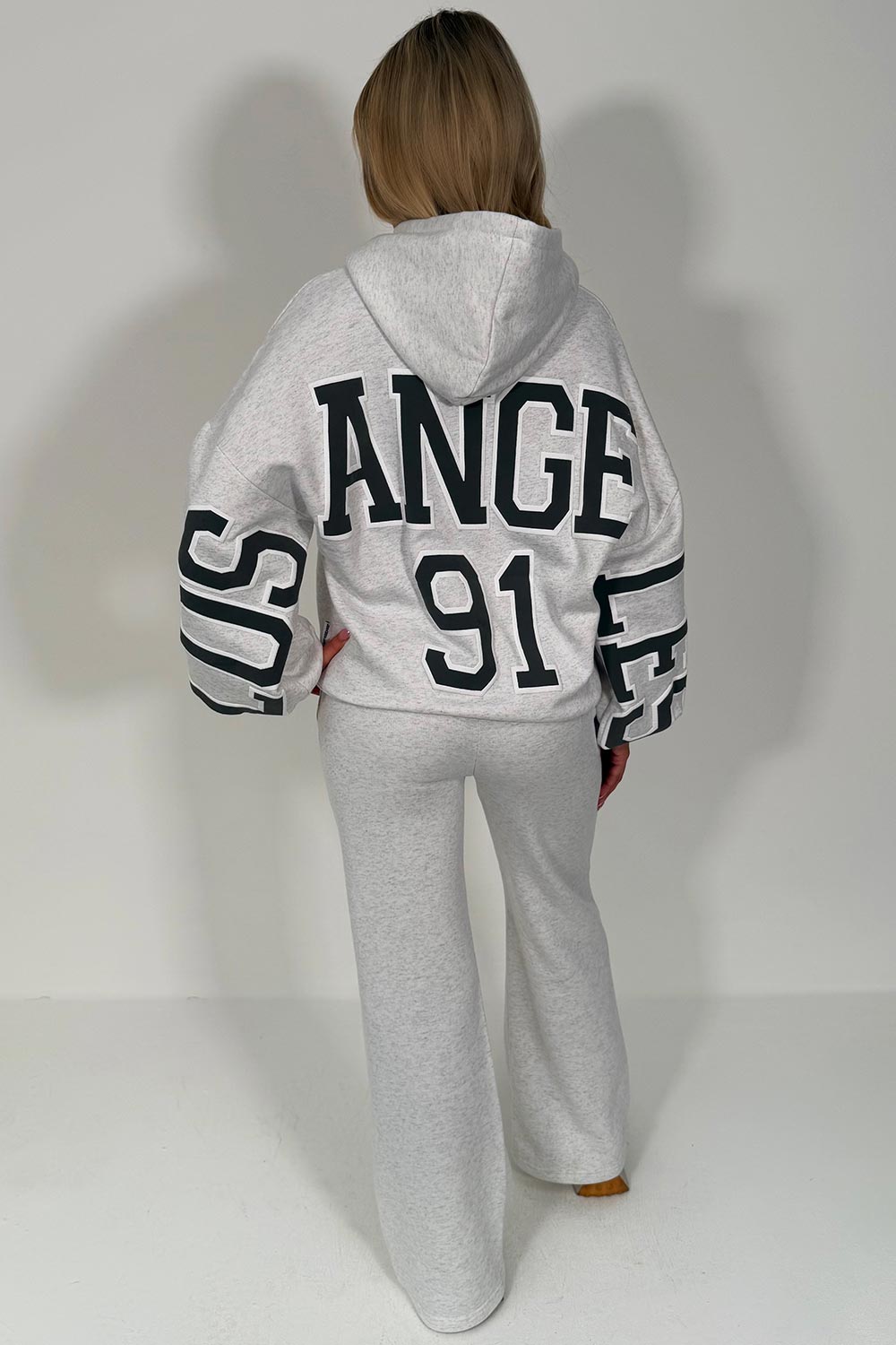 womens joggers and hoodie tracksuit set two piece couture club womens uk