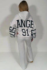 womens joggers and hoodie tracksuit set two piece couture club womens uk