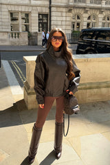 womens zara faux leather jacket uk styledup