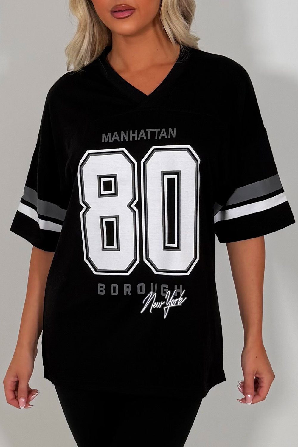 womens oversized t shirt everyday casual outfit styledup uk