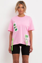 off white inspired oversized t shirt uk