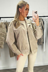 zara faux suede bomber jacket womens styledup 