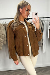 womens zara suede jacket uk 