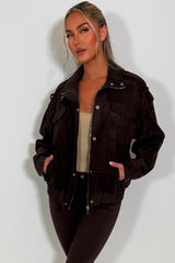 womens suede jacket zara uk 