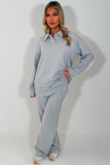 collared sweatshirt jogger tracksuit women UK sale