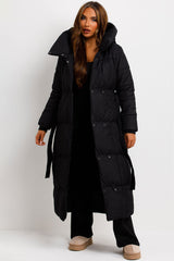 long padded puffer coat womens styledup