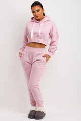 womens crop tracksuit co ord