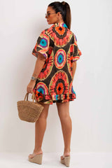 womens plisse shirt and shorts co ord set