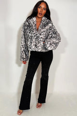 styledup animal print fur jacket zara uk