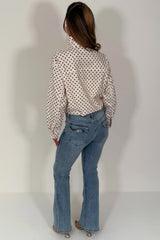 womens polka dot wind breaker uk