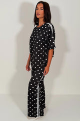 womens polka dot lounge set styledup sale uk