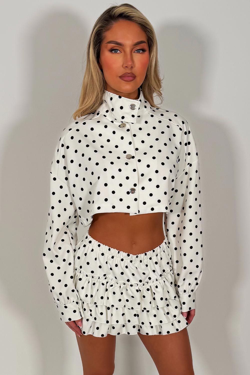 polka dot outfit set styledup summer holiday outfits
