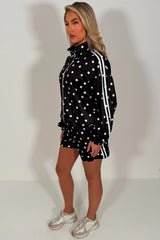 womens polka dot shorts and track top co ord adidas uk sale styledup 