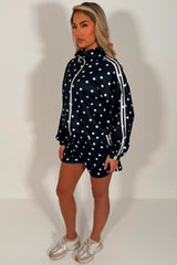 womens polka dot shorts and track top co ord adidas uk sale styledup 