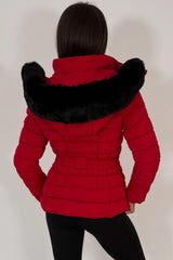 womens padded puffer winter jacket styledup uk