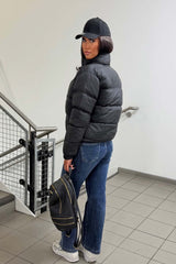 puffer coat black