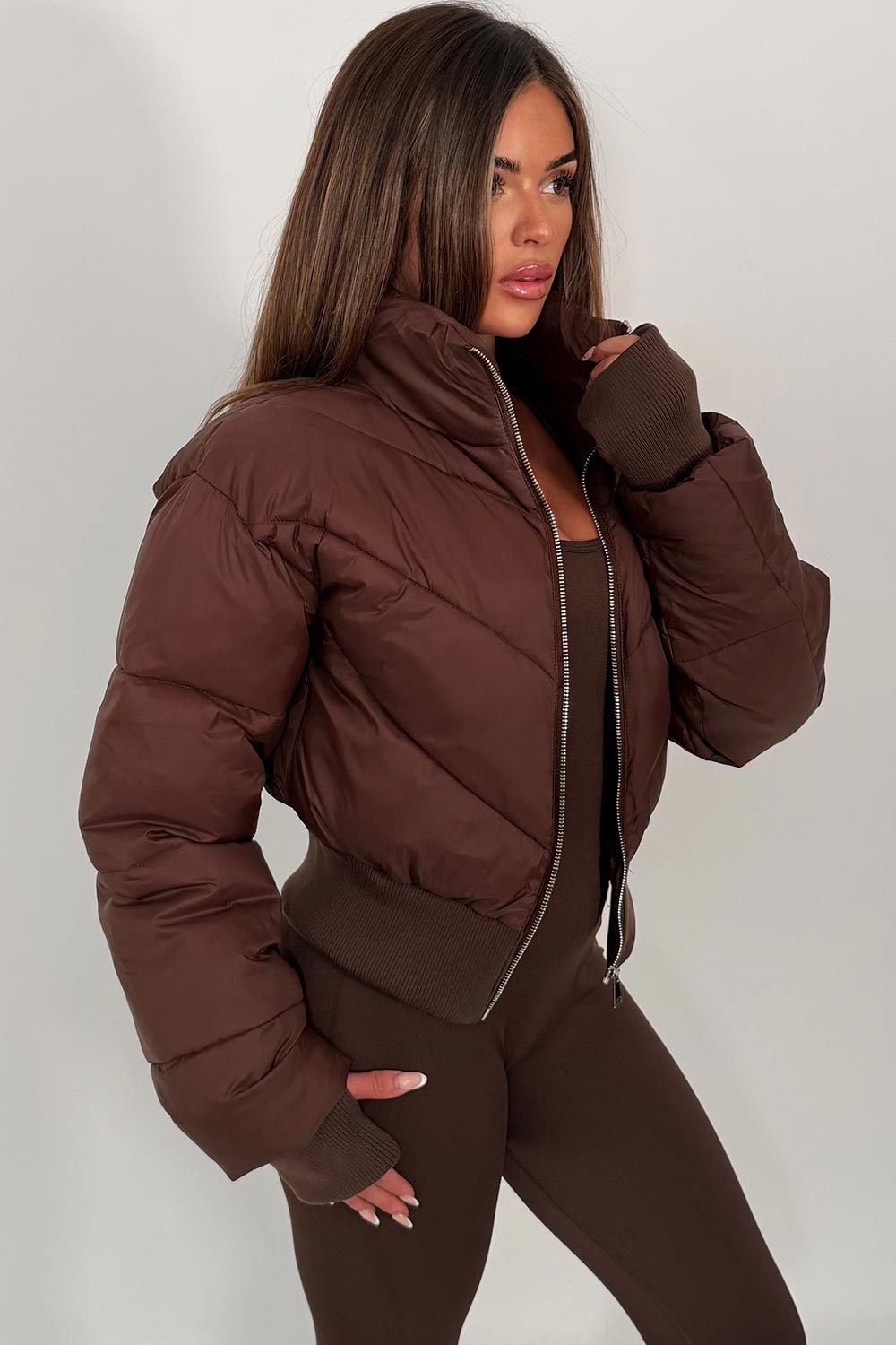cropped atmosphere puffer alo yoga uk sale