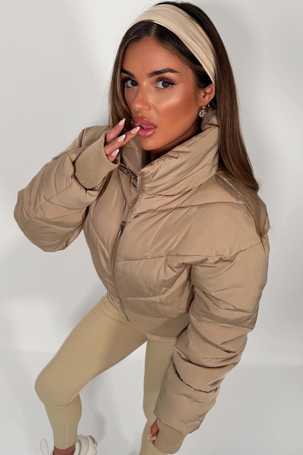 cropped atmosphere puffer alo yoga uk sale