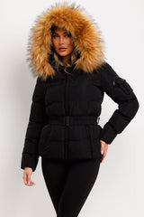womens winter jacket with fur hood styledup