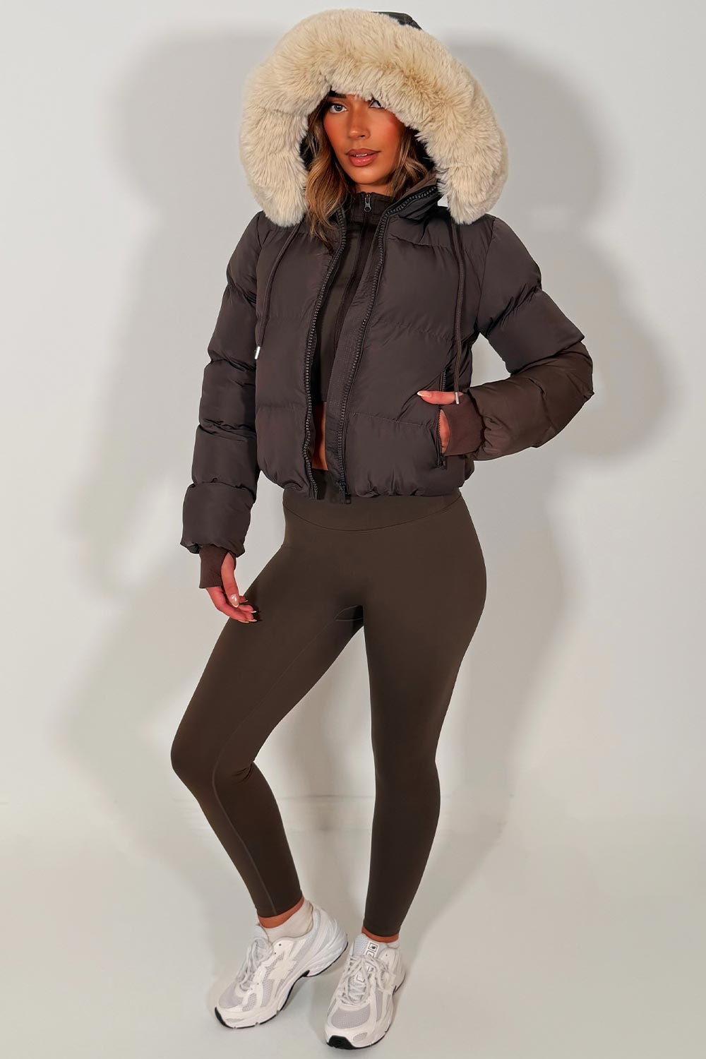 zara womens puffer jacket with thumb holes uk winter coats sale 