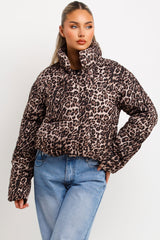 animal print padded jacket zara womens uk