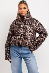 animal print padded jacket zara womens uk