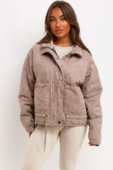 long sleeve quilted jacket for womens zara uk sale 