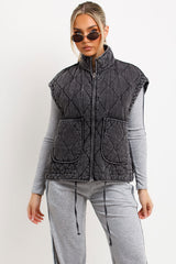 zara womens cotton gilet