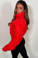 alo yoga cropped atmosphere puffer jacket styledup uk 