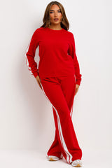 side stripe lounge set for womens styledup