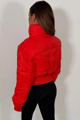 crop puffer jacket for gym alo yoga sale uk