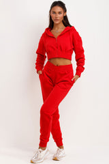 crop tracksuit womens