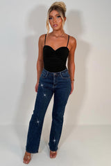 diamante embellished sparkly jeans styledup uk