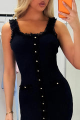 black lace trim midi dress summer occasion outfit styledup whitefox uk
