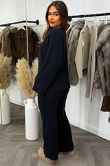 womens knitted lounge set casual daily outfit styledup 