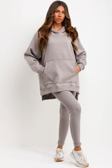 womens hoodie and leggings loungewear co ord for winter