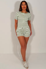 molly mae striped top and shorts two piece set summer outfit uk